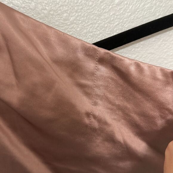 Elliatt Cassini Dusty Pink One-Shoulder Cocktail Dress Asymmetrical Ruched - Picture 4 of 12